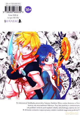 Magi: Labyrinth of Magic (Tom 29) - Shinobu Ohtaka [KOMIKS]