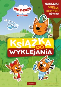 Kot-o-ciaki. Książka do wyklejania - Marta Kruszyńska [KSIĄŻKA]