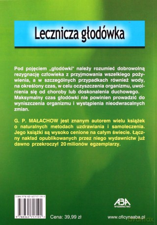 Lecznicza głodówka - Giennadij Małachow [KSIĄŻKA]