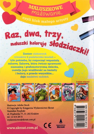 Maluszkowe malowanie. Słodziaczki [KSIĄŻKA]