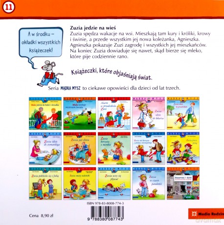 Mądra Mysz. Zuzia jedzie na wieś - Liane Schneider, Eva Wenzel-Burger [KSIĄŻKA]