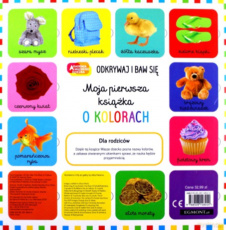 Moja pierwsza książka o kolorach. Akademia mądrego dziecka. Odkrywaj i baw się - Aimée Chapman, Natalie Munday [KSIĄŻKA]
