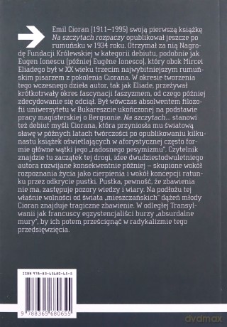 Na szczytach rozpaczy - Emil Cioran [KSIĄŻKA]