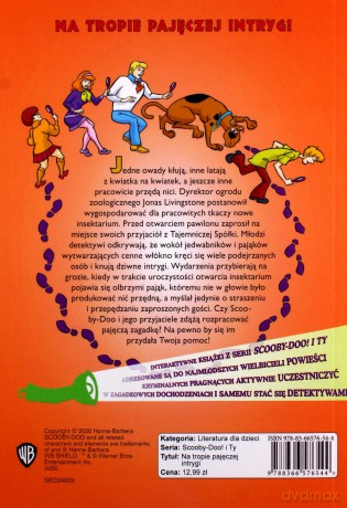 Na tropie pajęczej intrygi. Scooby Doo! i Ty - Vicki Erwin [KSIĄŻKA]
