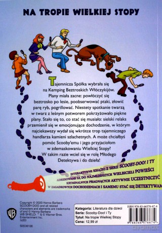 Na tropie wielkiej stopy. Scooby Doo! i Ty - Tracey West [KSIĄŻKA]