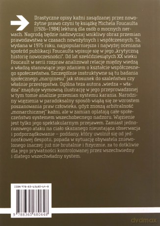 Nadzorować i karać - Michel Foucault [KSIĄŻKA]
