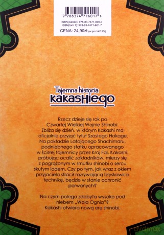 Naruto Tajemna historia Kakashiego Piorun na lodowym niebie [KOMIKS]