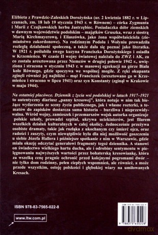 Na ostatniej placówce - Elżbieta Z Zaleskich Dorożyńska [KSIĄŻKA]