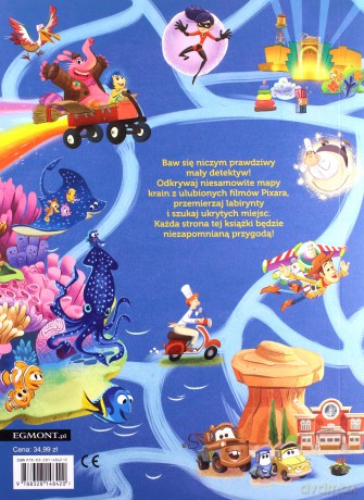 Pixar. Mapy i labirynty. Zakręcona księga zabaw [KSIĄŻKA]