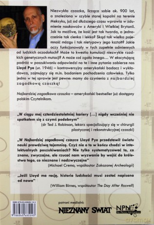 Najbardziej zagadkowa czaszka. Historia jednej z największych tajemnic XX wieku - Lloyd Pye [KSIĄŻKA]