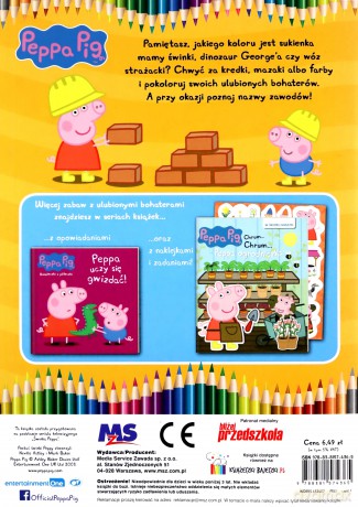 Pokoloruj świat! cz.1. Peppa poznaje zawody [KSIĄŻKA]