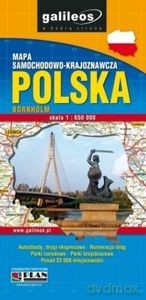 Polska mapa samochodowo-krajozn.Bornholm 1:650000 m.wodoodporna