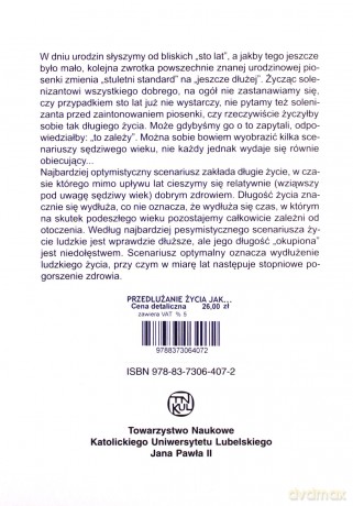 Przedłużanie życia jako problem moralny - B. (red.) Chyrowicz [KSIĄŻKA]