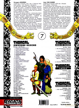 Thorgal (Tom 7) Gwiezdne dziecko - Jean Hamme [KOMIKS]