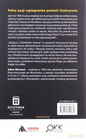 Zdrajca Z Charlotten Strasse - Adam Wierszuń [KSIĄŻKA]