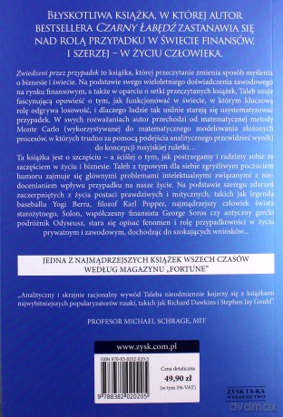 Zwiedzeni przez przypadek. Tajemnicza rola losowości w życiu i w rynkowej grze - Nicholas Taleb Nassim [KSIĄŻKA]