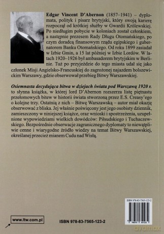 Osiemnasta decydująca bitwa...1920 - Edgar Vincent D_Abernon [KSIĄŻKA]