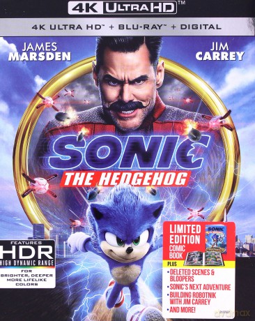 Sonic the Hedgehog (SONIC. Szybki jak błyskawica) [Blu-Ray 4K]+[Blu-Ray]