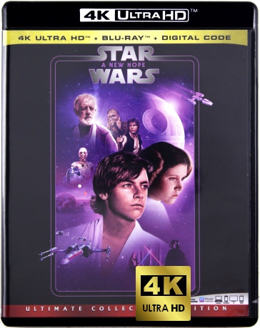 Star Wars: Episode IV - A New Hope (Gwiezdne wojny: Część IV - Nowa nadzieja) [Blu-Ray 4K]+[Blu-Ray]