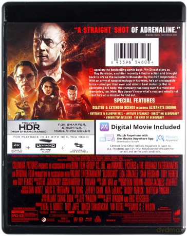 Bloodshot [Blu-Ray 4K]+[Blu-Ray]