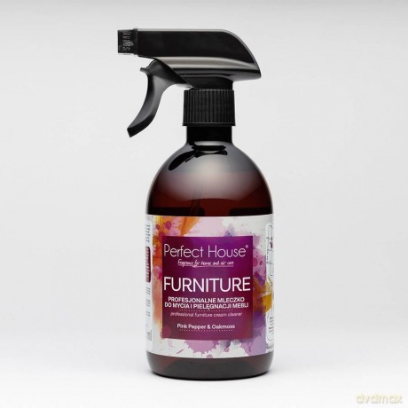 BARWA Perfect House Furniture Profesjonalne Mleczko do mycia i pielęgnacji mebli 450ml