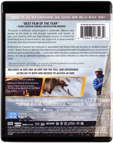 National Parks Adventure [Blu-Ray 4K]+[Blu-Ray]