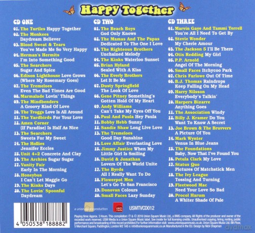 Happy Together: 60 of the Greatest Songs of Love And Happiness From The Sixties [BOX] [3CD]