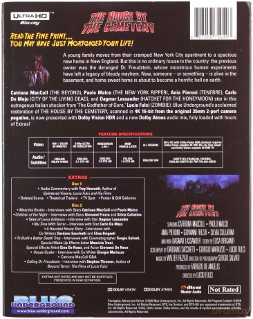 The House By The Cemetery (Dom przy cmentarzu) [Blu-Ray 4K]+[Blu-Ray]