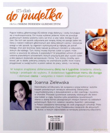 175 dań do pudełka Dieta z niskim indeksem glikemicznym - Joanna Zielewska [KSIĄŻKA]