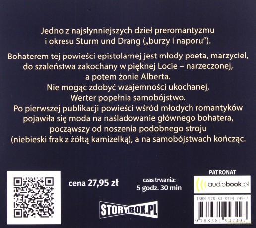 Cierpienia młodego Wertera - Johann Wolfgang Goethe [AUDIOBOOK]