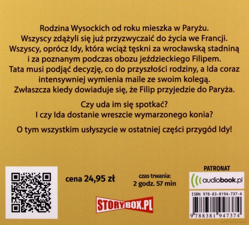Ida i konie (Tom 3) Ida i Filip, przyjaciel koni - Magdalena Zarębska [AUDIOBOOK]