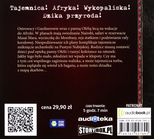 Kroniki Archeo, cz. 11. Złoty szlak - Agnieszka Stelmaszyk [AUDIOBOOK]