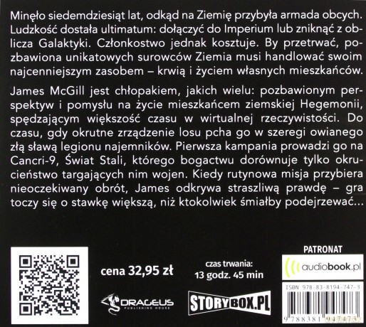 Legion nieśmiertelnych (Tom 1). Świat stali - B. V. Larson [AUDIOBOOK]