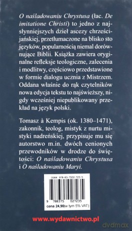 O naśladowaniu Chrystusa - Tomasz a Kempis [KSIĄŻKA]