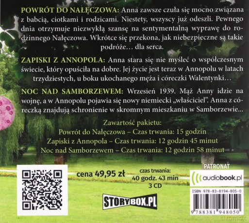 Pakiet: Powrót do Nałęczowa - Wiesława Bancarzewska [AUDIOBOOK]