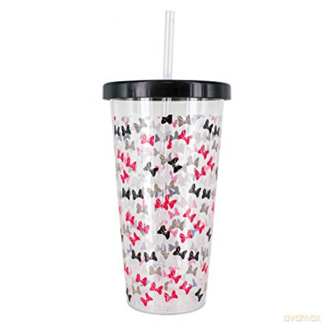 DISNEY Minnie Mouse Cup and Straw