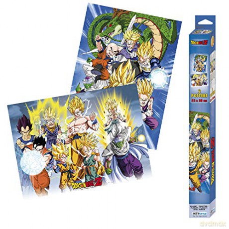 DRAGON BALL Set 2 Chibi Posters Groups (52x38)