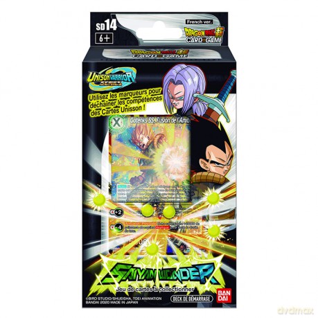 DRAGON BALL SUPER JCC Starter Deck 14 Sayian Wonder FR (06/20)