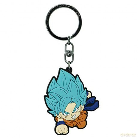 DRAGON BALL SUPER Keychain PVC Goku Saiyan Blue
