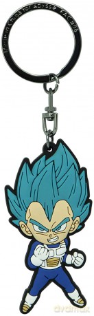 DRAGON BALL SUPER Keychain PVC Vegeta Saiyan Blue