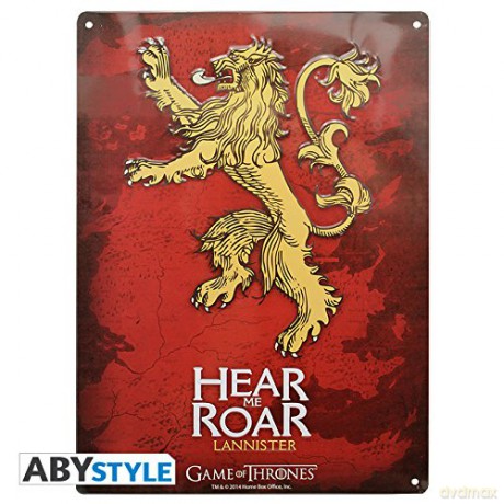GAME OF THRONES Metal plate Lannister (288) (Gra o Tron)