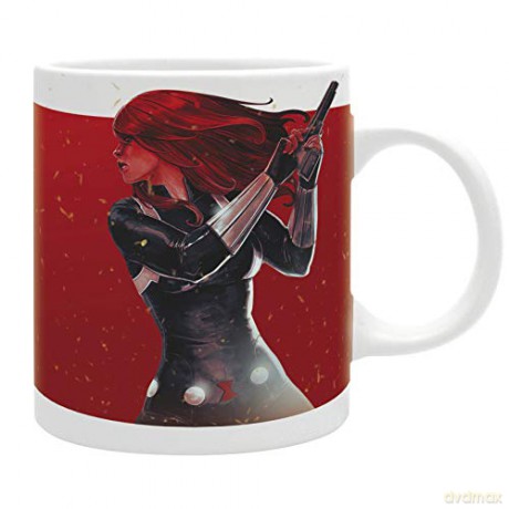 MARVEL Kubek 320 ml Black Widow on fire subli