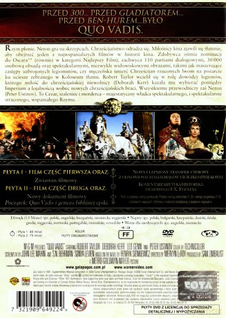 Quo Vadis (1951) edycja specjalna [2DVD]