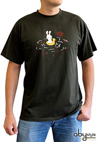LAPINS CRETINS Tshirt Piranha man SS kaki basic S