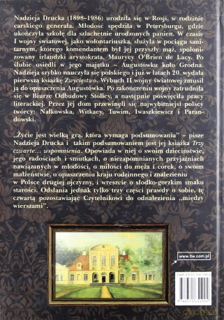 Trzy czwarte. Wspomnienia - Drucka Nadzieja [KSIĄŻKA]