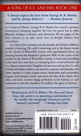 A Game of Thrones - George R.R. Martin [KSIĄŻKA]