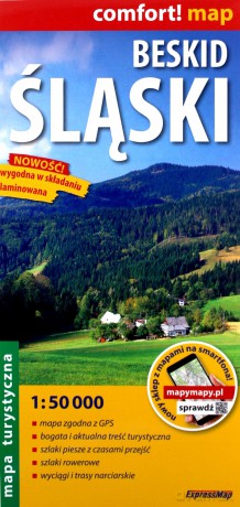 Beskid Śląski mapa turystyczna 1:50 000