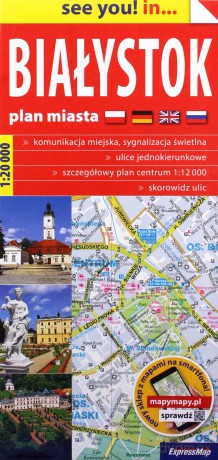 Białystok plan miasta 1:20 000