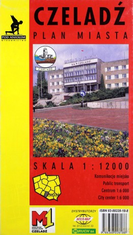 Czeladź Plan miasta 1:12000
