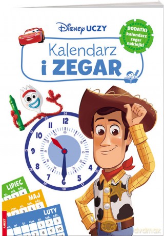 Disney Uczy. Filmy. Kalendarz i zegar [KSIĄŻKA]